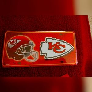 KC Chiefs Front License Plate